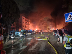 لواء الساحل.بلاغات حول سقوط صواريخ.