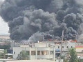 حريق كبير في مجمع تجاري في قلنسوة*