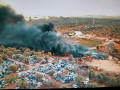 حريق كبير في مكان تفكيك السيارات بين كفرياسيف وابوسنان