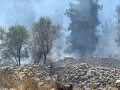 : القدس.حريق كبير في مناطق وعريه جبليه.