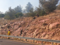 اندلاع حريق هائل في منطقة حرشية في "نيس هاريم" - قرب القدس*