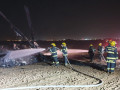 حريق شب في طائره عاموديه מסוק في منطقة بئر السبع
