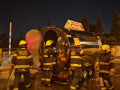 اندلاع حريق داخل مطعم متنقل (فود تراك) في مدينة حيفا*