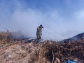 باقة الغربية- اندلاع حريق بالقرب من منطقه مفتوحه  *