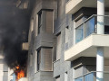 هود هشارون-إندلاع حريق بشقة سكنية*
