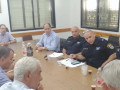 اجتماع مجلس كفرياسيف مع نائب قائد شرطة عكا