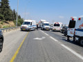 حادث طرق وقع بين 6 سيارات بمفرق كفر ياسيف.