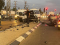 15 جريحا في حادث بين 4 سيارات مكوكية على مفترق بيت ليد