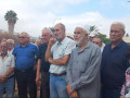 وقفة احتجاجية على أراضي البصة في اعقاب جريمة تدمير المباني المتبقية