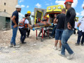 اصابة عامل سقط عليه انبوب حديدي في ورشة بناء في مستوطنة جفعات زئيف