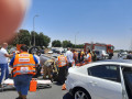حادث طرق بين سيارتين على طريق كريات شمونه باتجاه مدينة طبريا