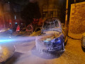 حيفا.حريق في ٣ سيارات فجر اليوم .
