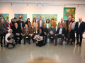 افتتاح معرض تكوينات بالازرق في صالة ابداع لجمعيةالفنانين التشكليين العرب